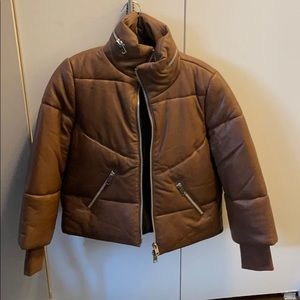 Walter Baker Leather Puffer
